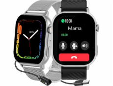 Chytré hodinky Gravity Watch SMARTWATCH GT15-9 SR/SR/BK
