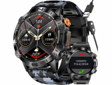 Chytré hodinky Gravity SMARTWATCH PÁNSKÉ GRAVITY GT20-5 - AMOLED, PŘÍDAVNÝ POPRUH (sg024e) NoSize