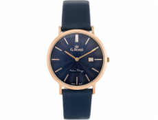 Gino Rossi Pánské hodinky - 10853A - SLIM (zg184h) + univerzální KRABIČKA