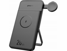 Powerbanka Qi indukční Magsafe stojánek 2v1 pro telefon + hodinky 10000 mAh 20w / napájecí stojánek