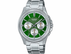 Casio Pánské hodinky MTP-1375PD-3AVEF stříbrné barvy