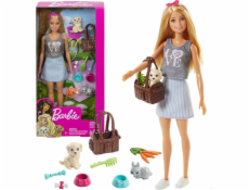 Mattel Panenka Barbie od se zvířátky (FPR48) Mattel Panenka Barbie od se zvířátky (FPR48)