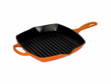 Le Creuset Grill Pan Cast Iron Square Oven Red 26 cm