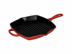 Le Creuset Grill Pan Cast Iron Square Cherry Red 26 cm