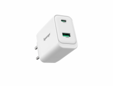 Adaptér Sponge C2 45W GaN, USB-C/USB-A, biely Adaptér Sponge C2 45W GaN, USB-C/USB-A, biely