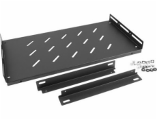 Lanberg Police pro 19palcové racky 1U 25kg černá AK-1014-B