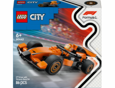 LEGO 60442 City Závodní jezdec F1 se závodním autem McLaren, stavebnice