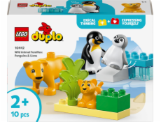 LEGO 10442 DUPLO Town Wildlife Families: Stavebnice Tučňáci a lvi LEGO 10442 DUPLO Town Wildlife Families: Stavebnice Tučňáci a lvi