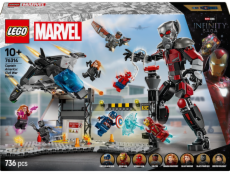 Stavebnice LEGO 76314 Marvel Super Heroes Captain America: Civil War Action Duel
