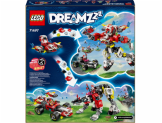 LEGO DREAMZZZ 71497 Cooperův tygří mech a Zeroův hot rod LEGO DREAMZZZ 71497 Cooperův tygří mech a Zeroův hot rod