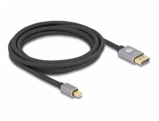 Delock - Kabel DisplayPort - Mini DisplayPort (M) do DisplayPort (M) - DisplayPort 1.4 - 3 m - podpora 8K60Hz - černá, šedá