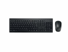 Kensington KM270 EQ - Klávesnice a sada myši - dobíjecí - full size - bezdrátový - 2.4 GHz, Bluetooth - QWERTZ - německá