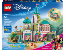 LEGO 43267 Disney Princess Prinzessinnenschloss mit Haustieren, Konstruktionsspielzeug