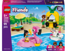 LEGO FRIENDS 42658 Párty u bazénu s jednorožcem a plameňákem
