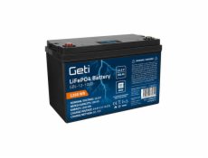 Baterie LiFePO4 12,8V 100Ah GETI GBL-12-100D Displej