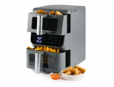 Vertikální dvojitá horkovzdušná fritéza 3,5+6,5 l - DOMO DO550FR