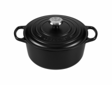 Le Creuset Signature Casserole round 24 cm black