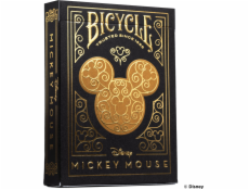 Bicycle Černo-zlaté karty Mickeyho
