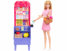 Mattel Nákupní panenka Barbie Malibu JCT05 stánek