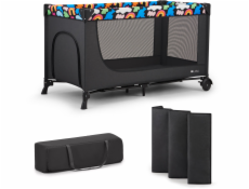 KinderKraft Cestovní postýlka JOY 2 HAPPY SHAPES