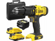 Stanley Akumulátorová vŕtačka/skrutkovač SFMCD711D2K 18V, 2x 2Ah batéria