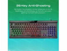 Vertux Gaming Amber Pro Performance Gaming klávesnice - Black (English) Vertux Gaming Amber Pro Performance Gaming klávesnice - Black (English)