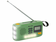 BLOW Přenosné solární rádio RA13 AM/FM