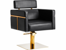 Zlatočerné kadeřnické křeslo Activeshop Gabbiano Toledo