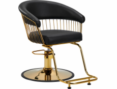 Kadeřnické křeslo Activeshop Hair System Lille zlato černé