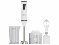 Tyčový mixér Black+Decker, BXHBA750E tyčový mixer 600W bílý sada