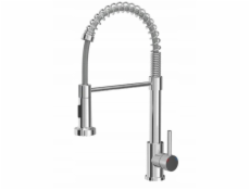 Steiner SALMA NEW SteelQ kuchyňská baterie z oceli, pružinová chrom, s funkcí sprchy