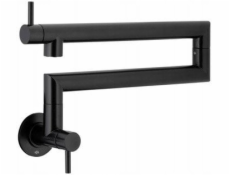 KFA 6623-030-81/ DUERO PLNIČKA DO HRNCE/ KUCHYŇSKÁ BATERIE, NÁSTĚNNÁ DŘEZOVÁ, KLOUBOVÁ, ČERNÁ