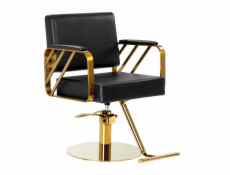 Activeshop Kadeřnické křeslo Gabbiano Genoa zlato-černé
