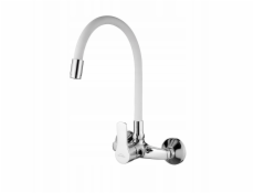 Invena Nástěnná kuchyňská baterie Verso, bílá/chrom BC-82-E2S-L