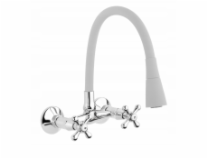 Invena Nástěnná kuchyňská baterie Roma, šedá/chrom BC-24-E5S-L