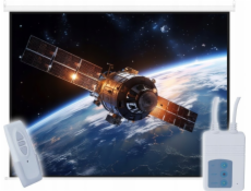 Projekční plátno Art ELECTRIC SCREEN 135 244x244cm s dálkovým ovládáním EA-96 1:1 ART