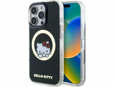 Hello Kitty Pouzdro Hello Kitty HKHMP16XHSWKK pro iPhone 16 Pro Max 6.9 černé/černé, s magnetickým uchycením a magnetem Sweet Kitty MagSafe.