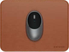 Satechi Podložka pod myš Premium Veganská kožená podložka na stůl (hnědá)