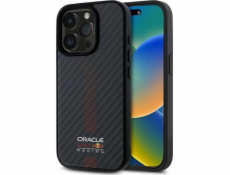 Pevné pouzdro Red Bull RBHMP15X24CFGSMK iPhone 15 Pro Max 6.7 černo/černé Carbon Fiber Power Bar MagSafe