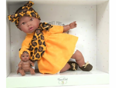 *****panenka NINES Alika 40cm tmavé pleti fenaOchre 37321