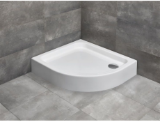Radaway Sirios E půlkruhová rohová sprchová vanička 90 cm x 80 cm (SBE8917-1L)