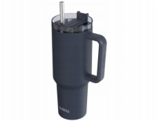 Quokka Stream - Termohrnek z nerezové oceli 1200ml s brčkem (grafit)