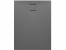 Cersanit SADA C254 SPRCHOVÁ VANIČKA ROVNÁ TAKO SLIM 120X90X4,5 MATNÁ ŠEDÁ + SIFON (VIRT)