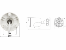 Tiandy IP KAMERA TC-C321N SPECIFIKACE: AK/I3W/E/Y/2.8MM/V2.0 Analog Killer - 1080p 2.8mm TIANDY