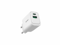 Adaptér Sponge C1 22,5 W GaN, USB-C/USB-A, biely Adaptér Sponge C1 22,5 W GaN, USB-C/USB-A, biely