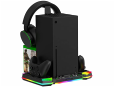 iPega XBX025S Multifunkční Nabíjecí RGB Stojan s Chlazením pro Xbox