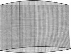 Iso Trade Moskytiéra pro zahradní slunečník 3,5 m - Černá