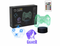 Manta SNL122RGB LED lampa svetelná dekorácia hra 2 RGB 3D