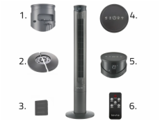 Vežový ventilátor Lovio LVTF101N24C-TI AirWave Titan