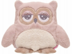 Beppe Plyšová hračka sova Abby 23 cm růžová a krémová Beppe Plyšová hračka sova Abby 23 cm růžová a krémová